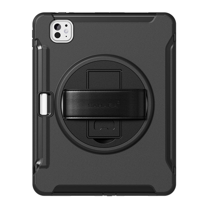 iPad Pro 11-inch (M4 2024 / M5 2025) Case - Heavy-Duty with Hand Strap | Raider Series by Zerodamage Sahara Case LLC