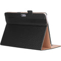 Venture Series Carbon Fiber Pattern Folio Case - Microsoft Surface Go 4 and Go 3 by Zerodamage Sahara Case LLC
