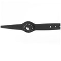 Adjustable Black Silicone Dog Collar for Large Dogs - Apple AirTag by Zerodamage Sahara Case LLC
