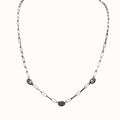 Eliot Danori Oval Cubic Zirconia Chain Necklace by Vanessa Jane