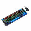Wired Gaming Keyboard & Mouse Combo - Anti-Ghosting Multi-Key, 68 Keys by Zerodamage Sahara Case LLC