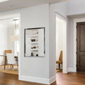 Foremost 30 x 24 Rectangular Flat Aluminum Framed Wall Mounted Accent Mirror by Vanessa Jane