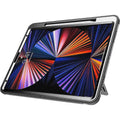 iPad Pro 12.9-inch Hand Strap Case - Heavy-Duty Protection with Built-In Screen Protector and Kickstand | Raider Series by Zerodamage Sahara Case LLC