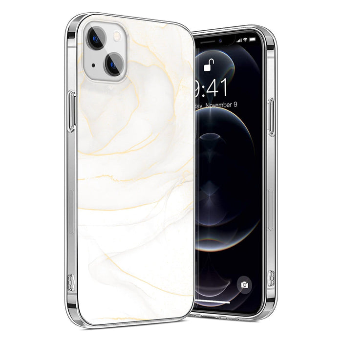 White Marble Series Case - iPhone 13 Mini by Zerodamage Sahara Case LLC