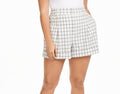 Danielle Bernstein Plaid Shorts, Size 12 by Vanessa Jane