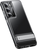 Bundle: AirShield Boost Kickstand Case Bundle with Tempered Glass Screen and Camera Protector - Samsung Galaxy S23 by Zerodamage Sahara Case LLC