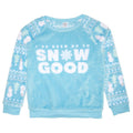 Evy of California Awake Big Girls Snow Good Plush Sweatshirt, Size XL by Vanessa Jane