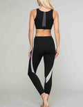 Curved Stripe Sports Bra by Boutique 23
