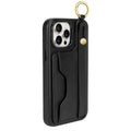 iPhone 15 Pro Max Leather Wallet FingerGrip Case with MagSafe | Indy Series by Zerodamage Sahara Case LLC