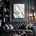 Modern Monochrome Waves Abstract Wall Art by Tailored Canvases