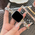Diamond Apple Watch Strap/Band Series 11/10/9/8/7/6/5/4/ SE / Ultra 1/2/3 by Arleathercraft