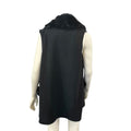 MARTHA STEWART Faux Fur Fleece Vest, Size Medium by Vanessa Jane