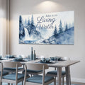 Living Water - John 4:10 Faith Sign II by Tailored Canvases