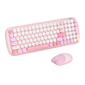 Wireless Keyboard & Mouse Combo - Soft Click, Colorful 100 Keys by Zerodamage Sahara Case LLC