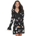 American Rag Juniors Floral-Print Smocked-Waist Dress, Size XXS by Vanessa Jane