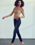 Serenity Premier Mid Rise Super Skinny Jeans by Boutique 23