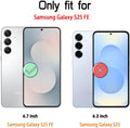 Samsung Galaxy S25 FE Screen Protector - Ultra-Strong Tempered Glass (2-Pack, Clear) | ZeroDamage by Zerodamage Sahara Case LLC