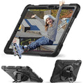 Raider X Series Heavy Duty Hand Strap Case - Galaxy Tab S10 Lite (2025), S10 FE, Tab S8, Tab S9, and Tab S9 FE by Zerodamage Sahara Case LLC