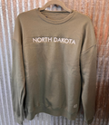 Embroidered Fleece Sweatshirt - Military Green by Boutique 23