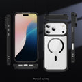 iPhone 17 Pro Max Clear Back Case - Durable, Kickstand, MagSafe | Raider ArmorPro Series by Zerodamage Sahara Case LLC