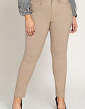 Curvy Mid-Rise Hyperstretch Skinny - Tea Leaf by Boutique 23