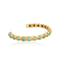 Turquoise Studded Cuff by Christina Greene