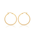 Matte Hoop Earrings by Christina Greene