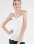 Triple Cross Strap Camisole by Boutique 23
