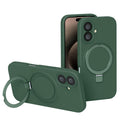 iPhone 16 Slim Kickstand Case - Rugged Protection, MagSafe | Venture Series by Zerodamage Sahara Case LLC