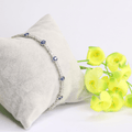 Blue Sapphire Adjustable Bracelet by Fine Color Jewels