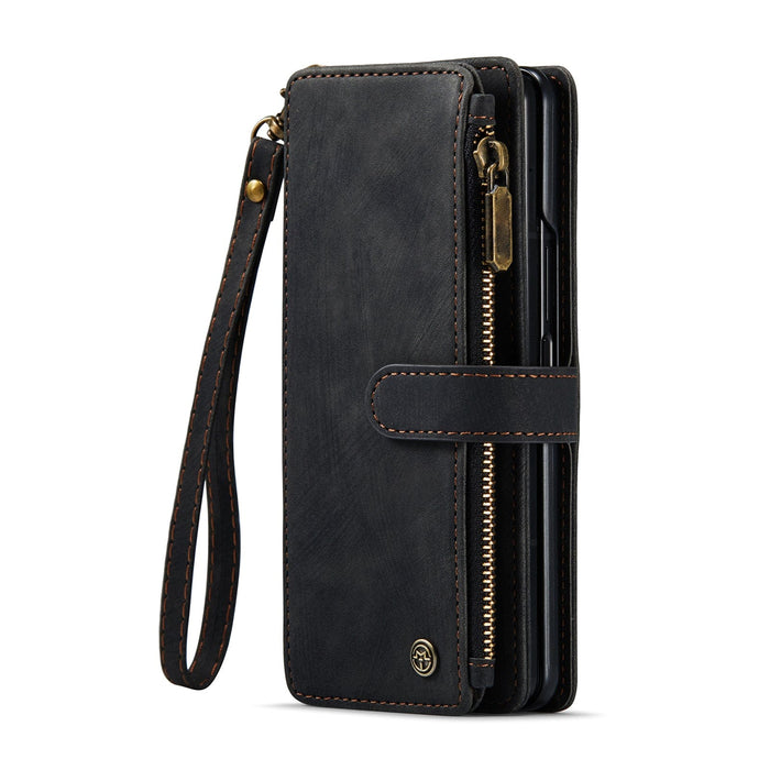 Indy Series Leather Wallet Case - Samsung Galaxy Z Fold6 by Zerodamage Sahara Case LLC
