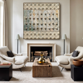 Brown Minimalist Abstract Wall Art by Tailored Canvases