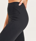 Essential Recycled Bootcut Highwaist Leggings - Black by Boutique 23