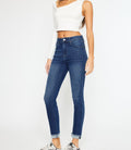 Janice High Rise Cigarette Leg Jeans - Dark Wash by Boutique 23