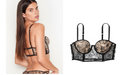 Victorias Secret LUXE LINGERIE Floral Embroidered Push-up Bustier, Size 34D by Vanessa Jane