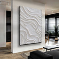 Minimalist Ocean Wave Wall Art by Tailored Canvases