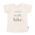 graphic tee | crawl walk hike by Finn + Emma