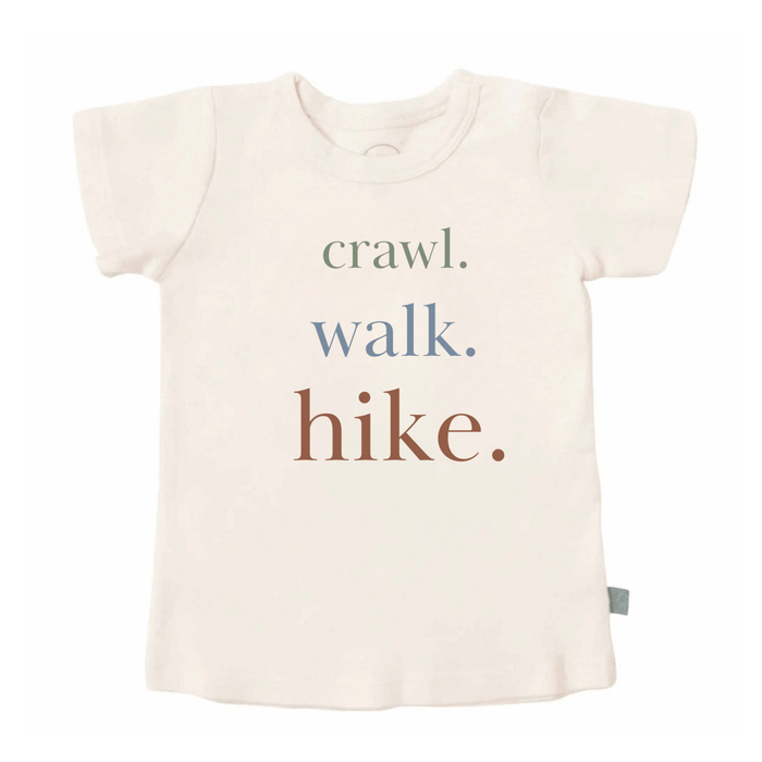 graphic tee | crawl walk hike by Finn + Emma