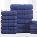 18-Piece: Bibb Home Zero Twist Egyptian Cotton Towel Set by DailySale