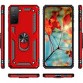 Red Military Kickstand Series Case - Samsung Galaxy S21 FE 5G by Zerodamage Sahara Case LLC