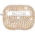 Gold Rhinestone Case - Apple AirPods 3 (3rd Generation) by Zerodamage Sahara Case LLC