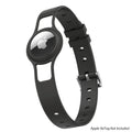 Sahara Black Silicone Dog Collar - Apple AirTag = AT00017 by Zerodamage Sahara Case LLC