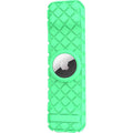 Apple TV 4K Remote Green Glow Silicone Case - Apple AirTag by Zerodamage Sahara Case LLC