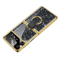 Inspire Series Marble Case with Ring - Samsung Galaxy Z Flip4 by Zerodamage Sahara Case LLC
