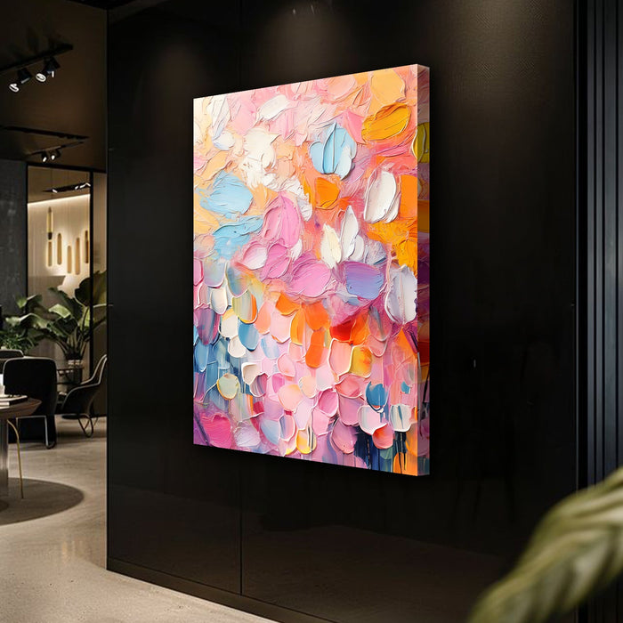 Blooming Rhapsody Abstract Wall Art by Tailored Canvases