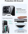 iPhone 17 Clear Case - MagSafe Kickstand | Venture Series by Zerodamage Sahara Case LLC