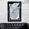 3D Wolf Wall Art III by Tailored Canvases