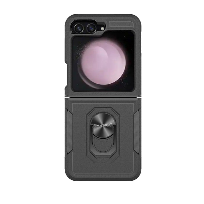 Samsung Galaxy Z Flip7 FE Case - Heavy-Duty Kickstand | Raider Series by Zerodamage Sahara Case LLC