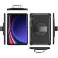 Raider Series Heavy Duty Hand Strap Case - Galaxy Tab S10 Lite (2025), S10 FE, Tab S8, Tab S9, and Tab S9 FE by Zerodamage Sahara Case LLC