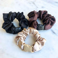 Neutrals Starter Pack - 3-Pack Buckle Scrunchies Bundle - No Snagging, No Tangles by Buckle Scrunchies by RE.STATEMENT